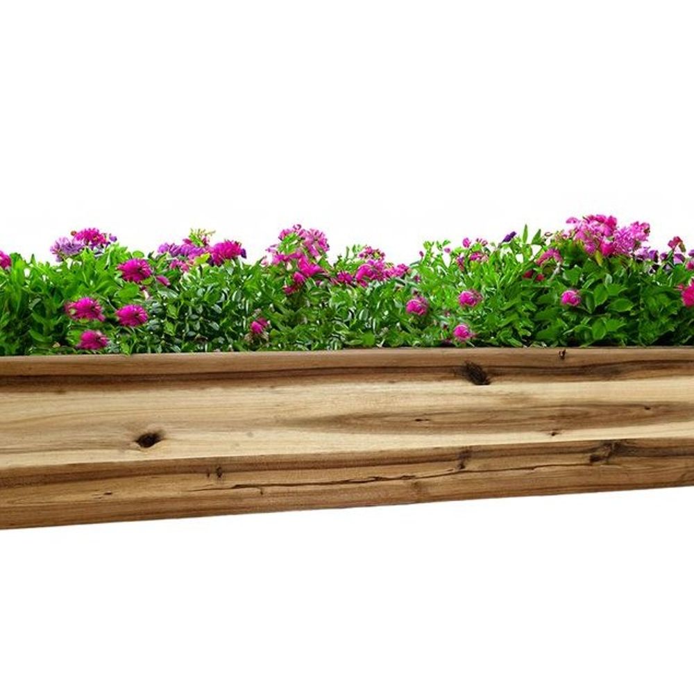 Real Wood Products, 36" Acacia Cedar Window Planter Box