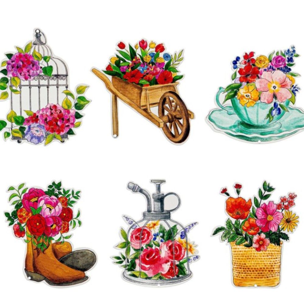 Evergreen, Assorted What She Shed Garden Screen Saver