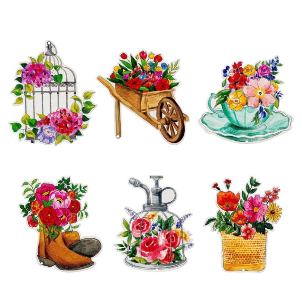 Evergreen, Assorted What She Shed Garden Screen Saver
