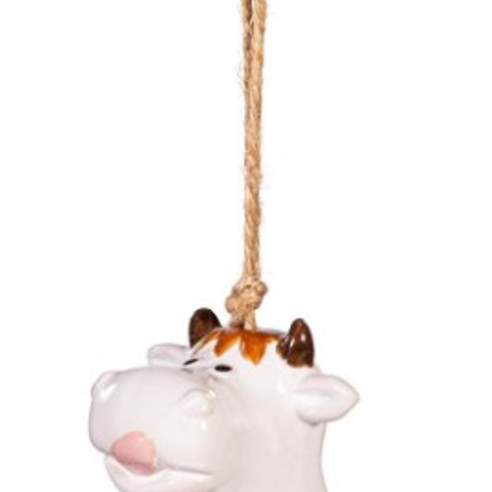 Evergreen, Assorted Petal & Plow Ceramic Farm Animal Garden Bell