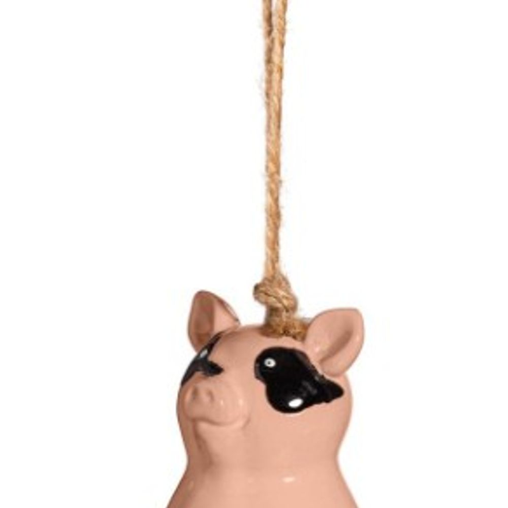 Evergreen, Assorted Petal & Plow Ceramic Farm Animal Garden Bell