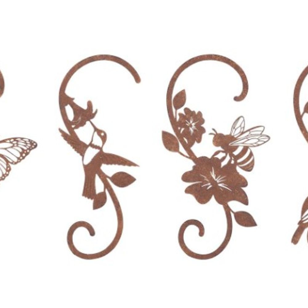 Evergreen, 12" Assorted She Shed Metal Plant Hanger