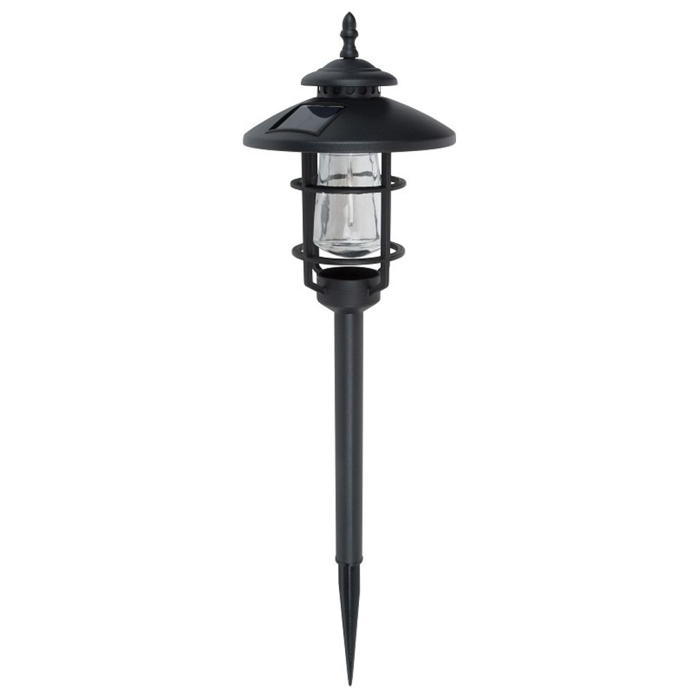 Boston Harbor, Black Nickel-Metal Solar Stake Light