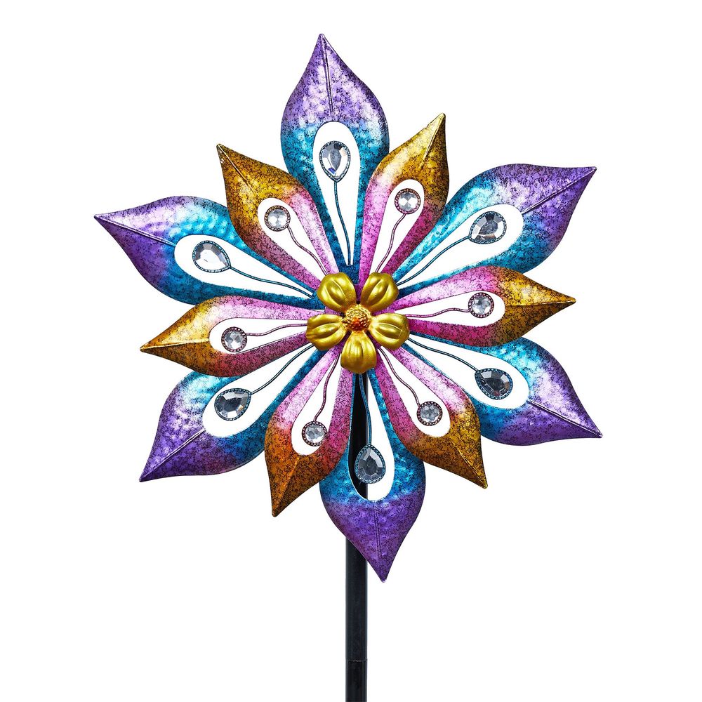 Backyard Expressions, 54" Multi Color Wind Spinner