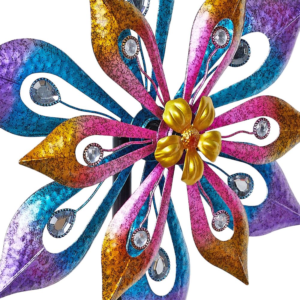 Backyard Expressions, 54" Multi Color Wind Spinner