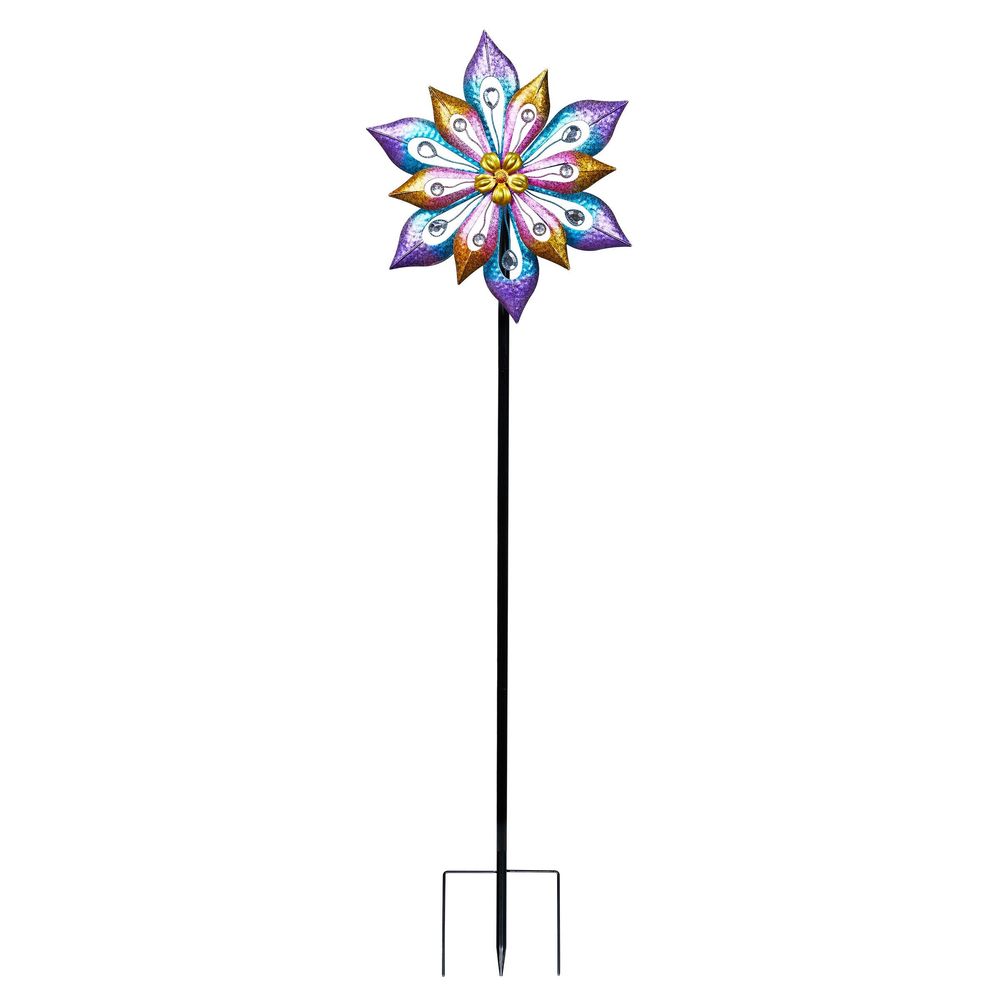 Backyard Expressions, 54" Multi Color Wind Spinner