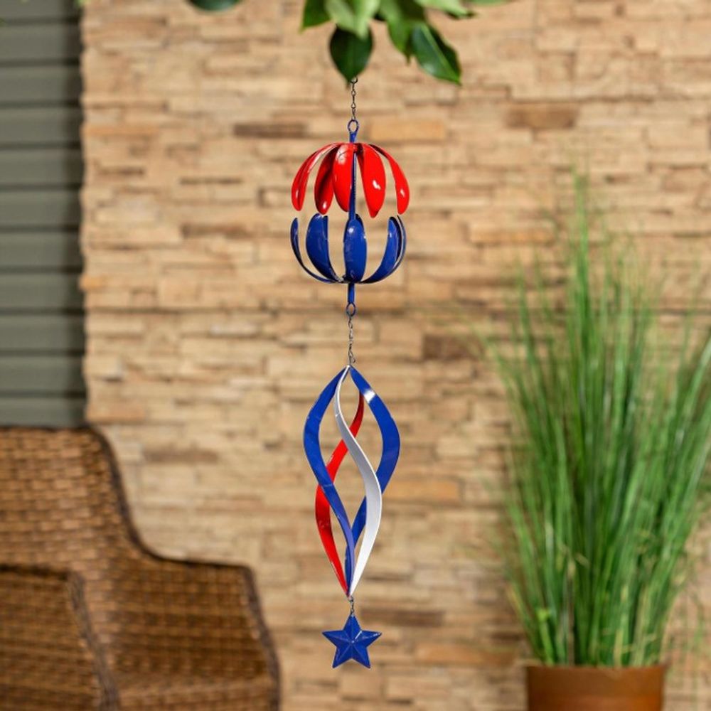 Evergreen, 30" Metal American Classic Wind Spinner