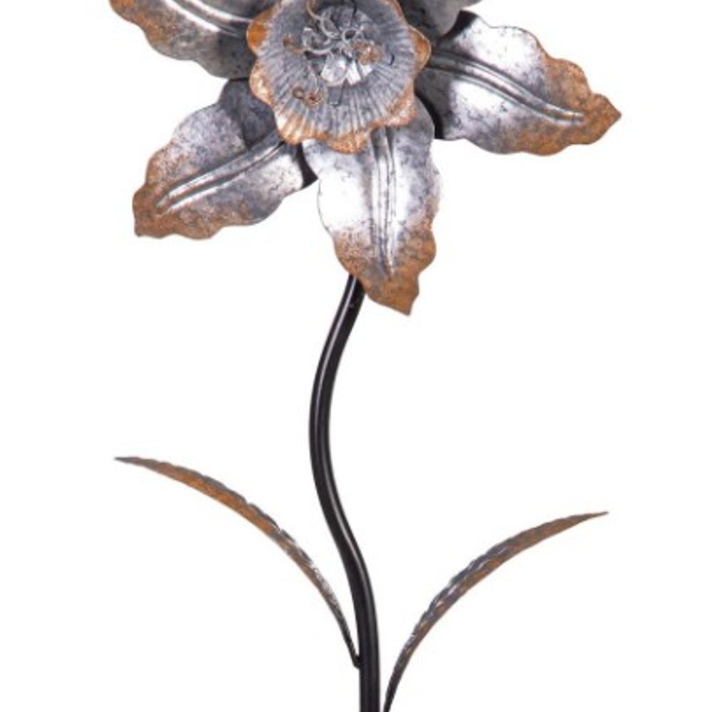 Evergreen, Assorted Galvanized Metal Flower Stake