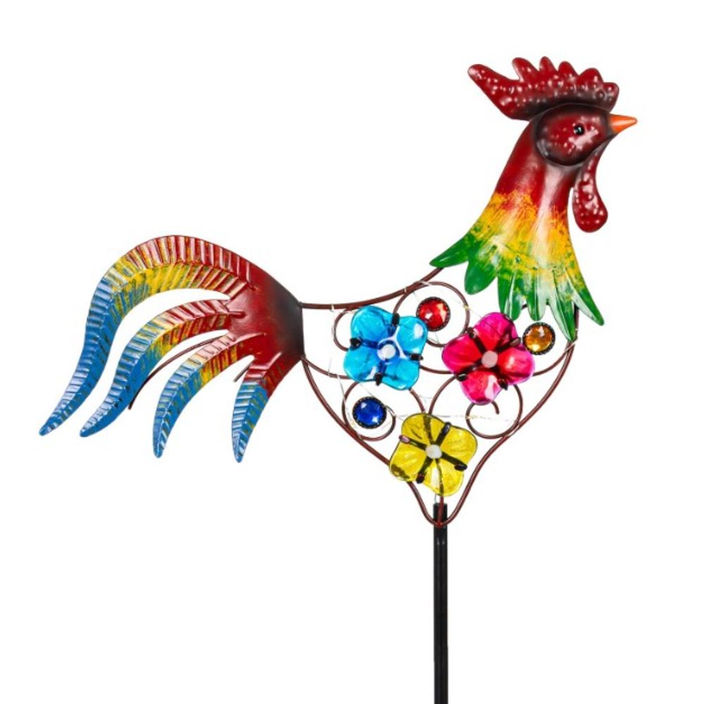 Evergreen, 32" Assorted Plastic Solar Farm Animal Stake
