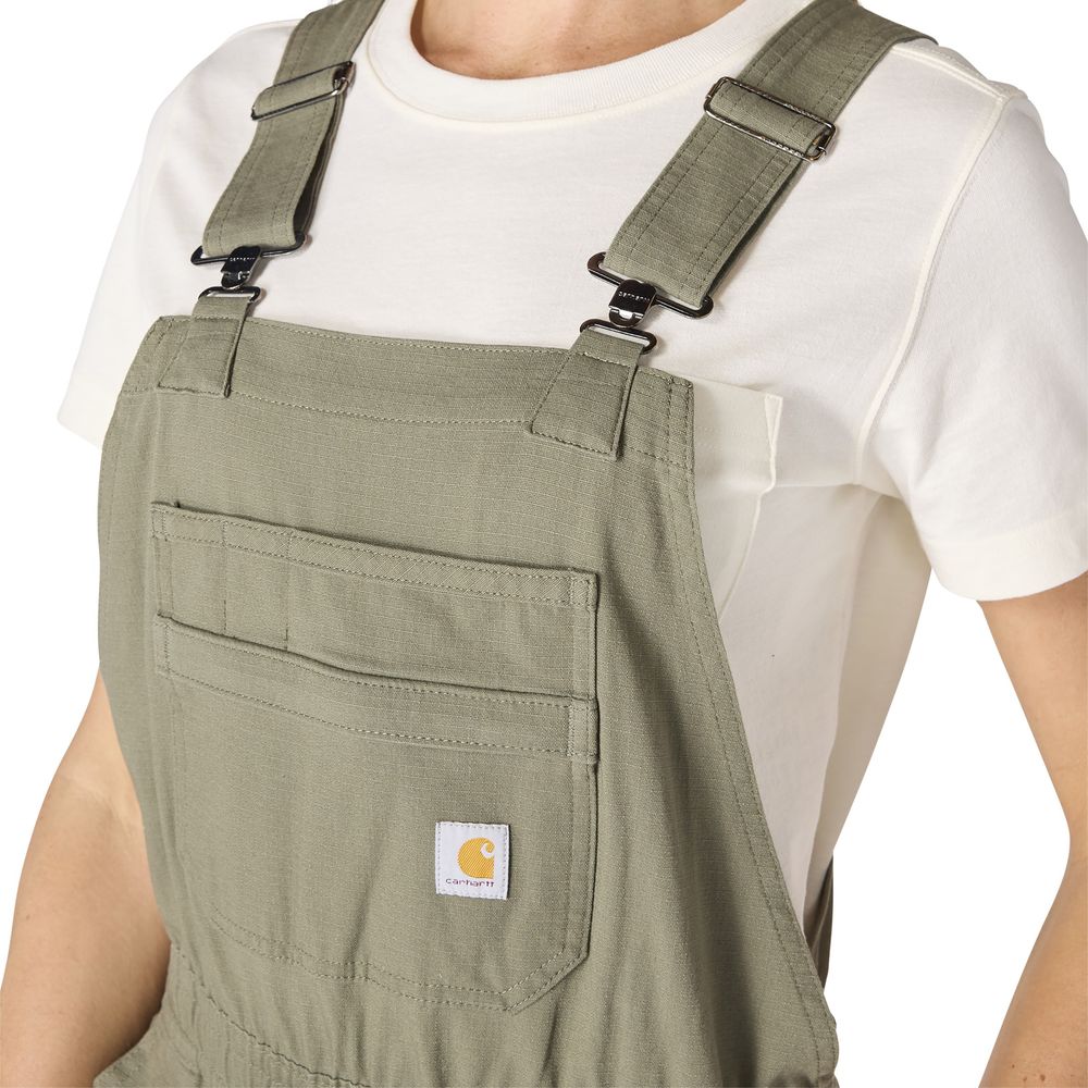 Carhartt, Ladies Dusty Olive Force Ripstop Shortall