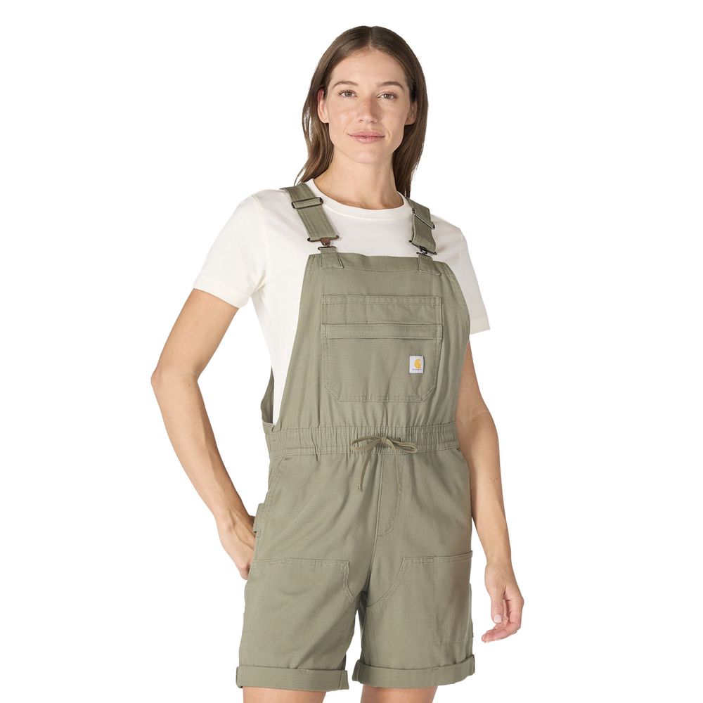 Carhartt, Ladies Dusty Olive Force Ripstop Shortall