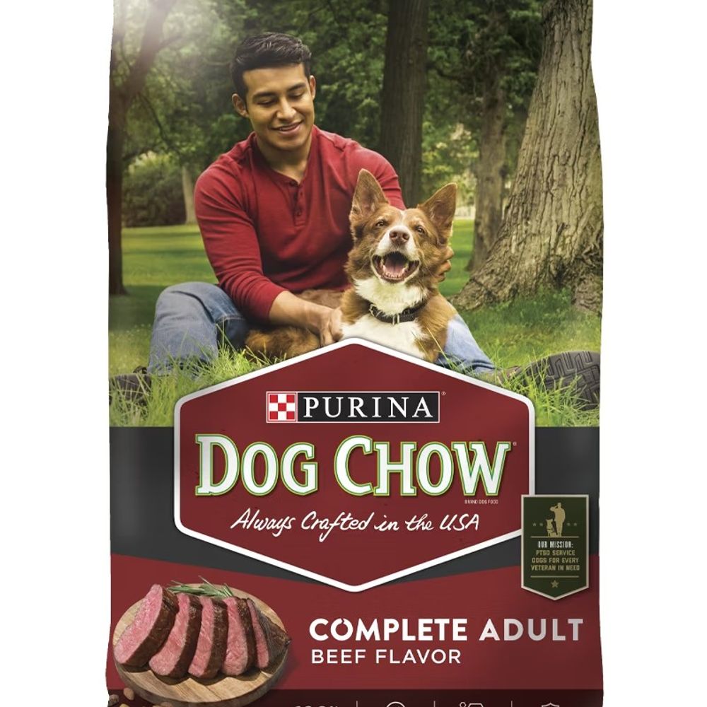 Purina, Dog Chow Complete Adult Beef Dog Food, 44 lb