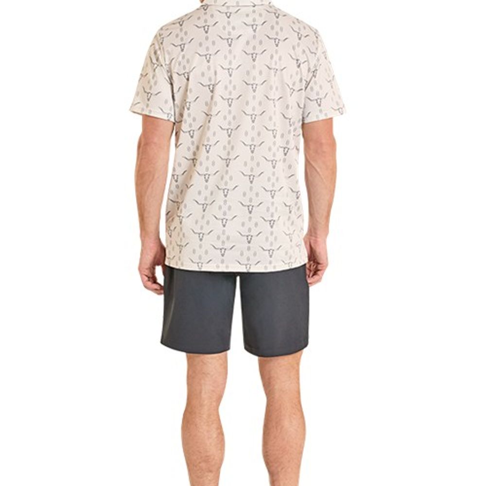 Rock & Roll, Men's Black Solid Chino Shorts 