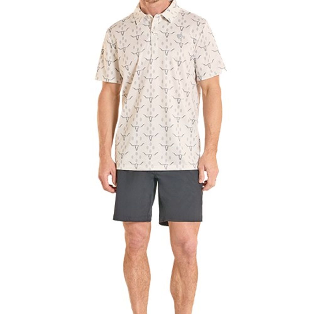 Rock & Roll, Men's Black Solid Chino Shorts 