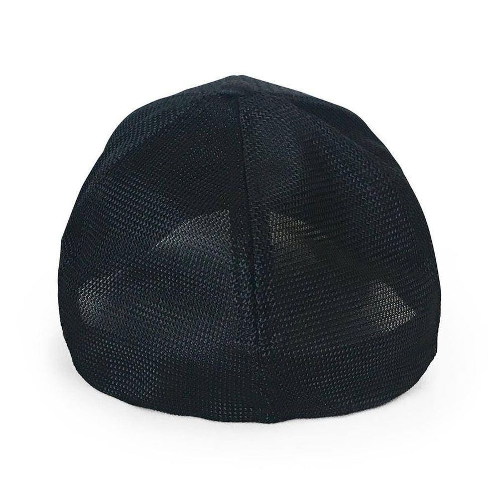 Grunt Style, Black Blackout Flag Stretch Fit Hat 