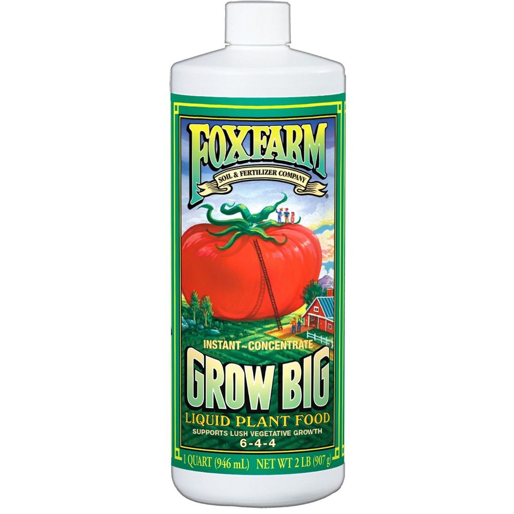 FoxFarm, Grow Big® Liquid Plant Food, 1 qt