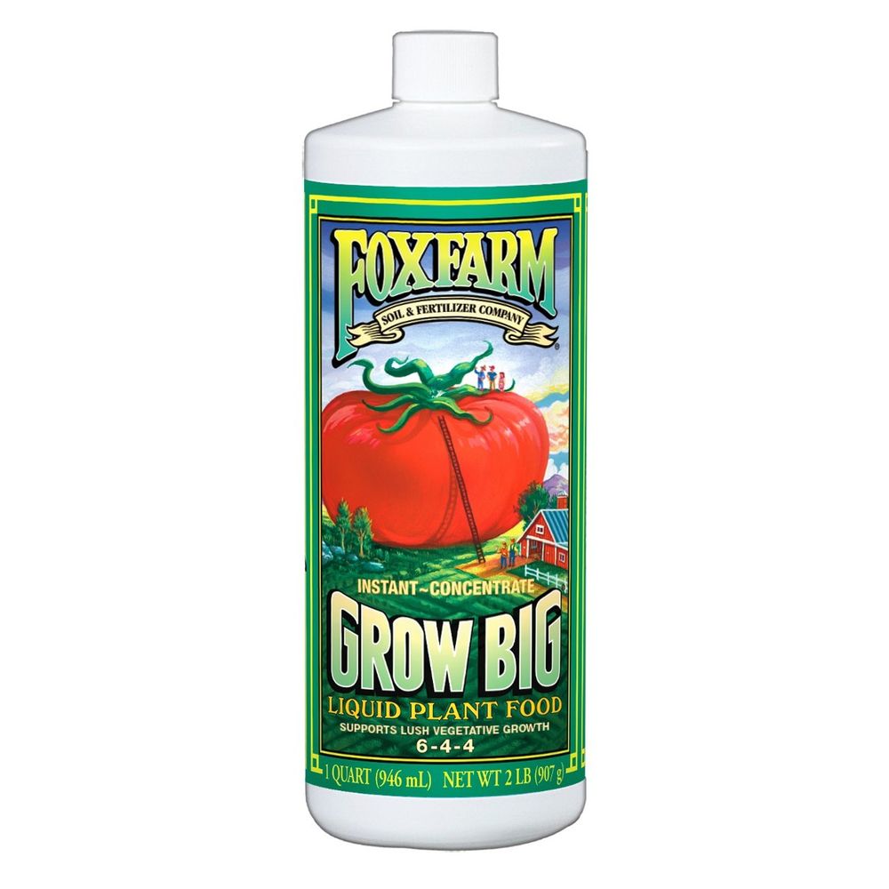 FoxFarm, Grow Big® Liquid Plant Food, 1 qt