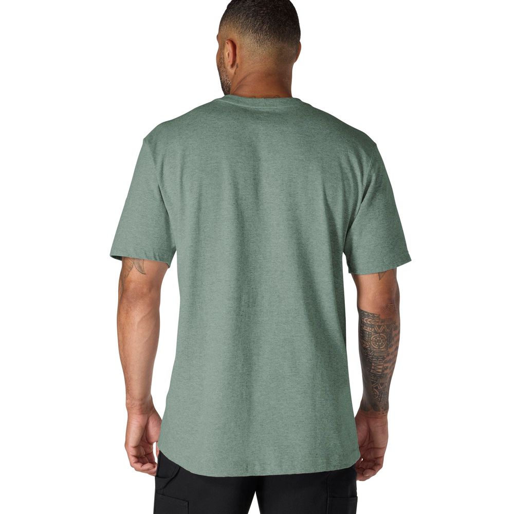 Carhartt, Men's Green Slate Heather Iconic K87 Pocket T-Shirt