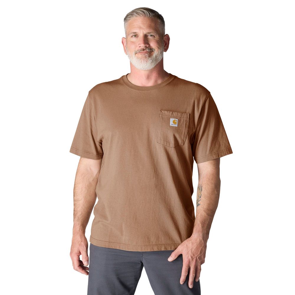 Carhartt, Men's Italian Clay Iconic K87 Pocket T-Shirt