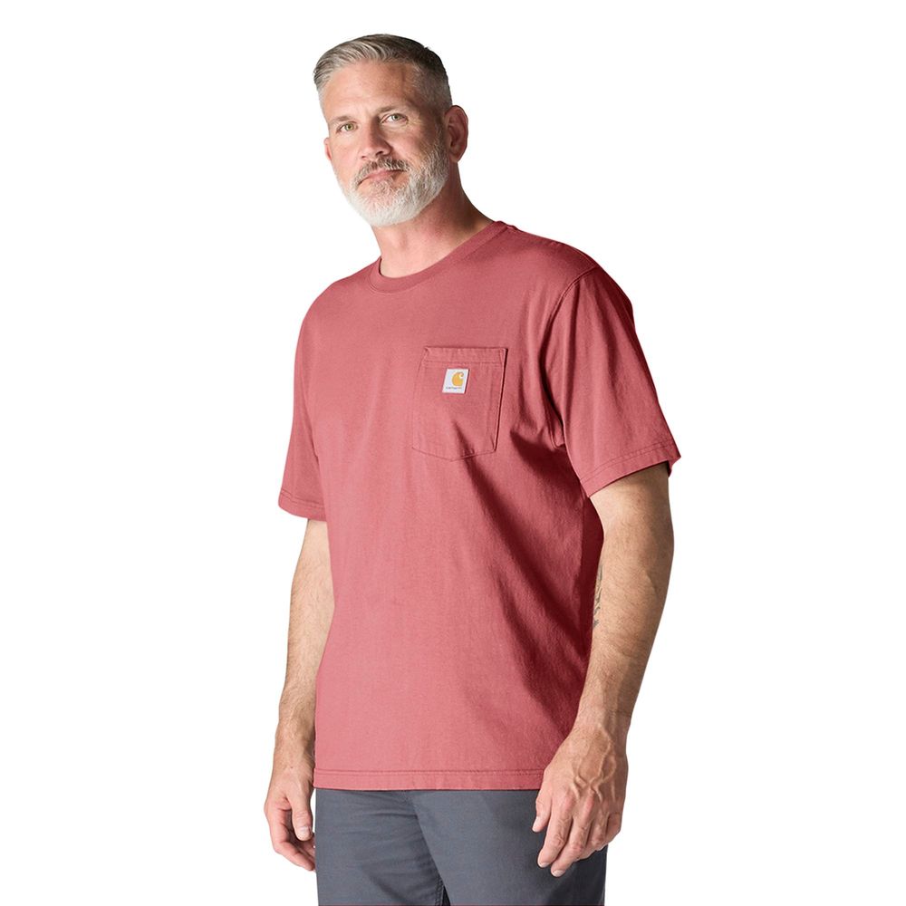 Carhartt, Men's Light Amber Iconic K87 Pocket T-Shirt