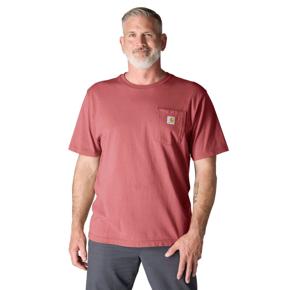 Carhartt, Men's Light Amber Iconic K87 Pocket T-Shirt