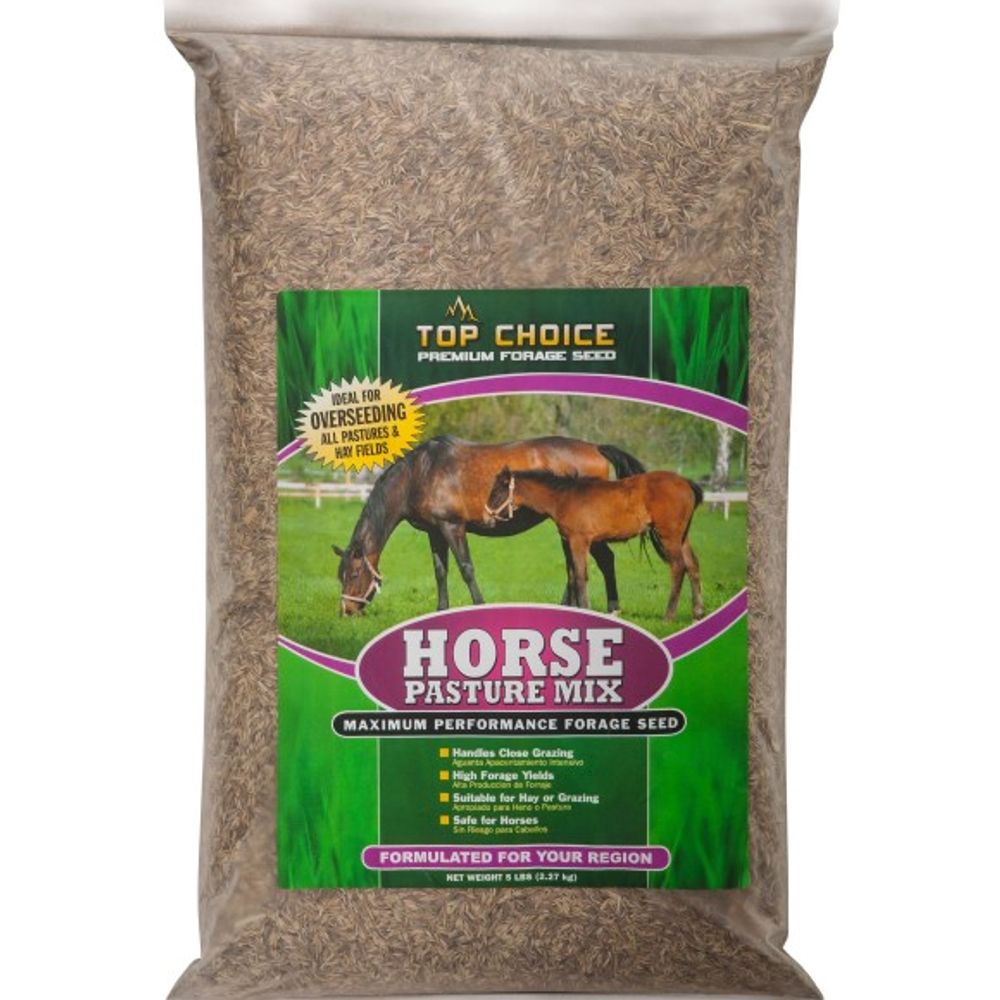 Top Choice, Horse Pasture Alpha Seed Mix, 5 lb