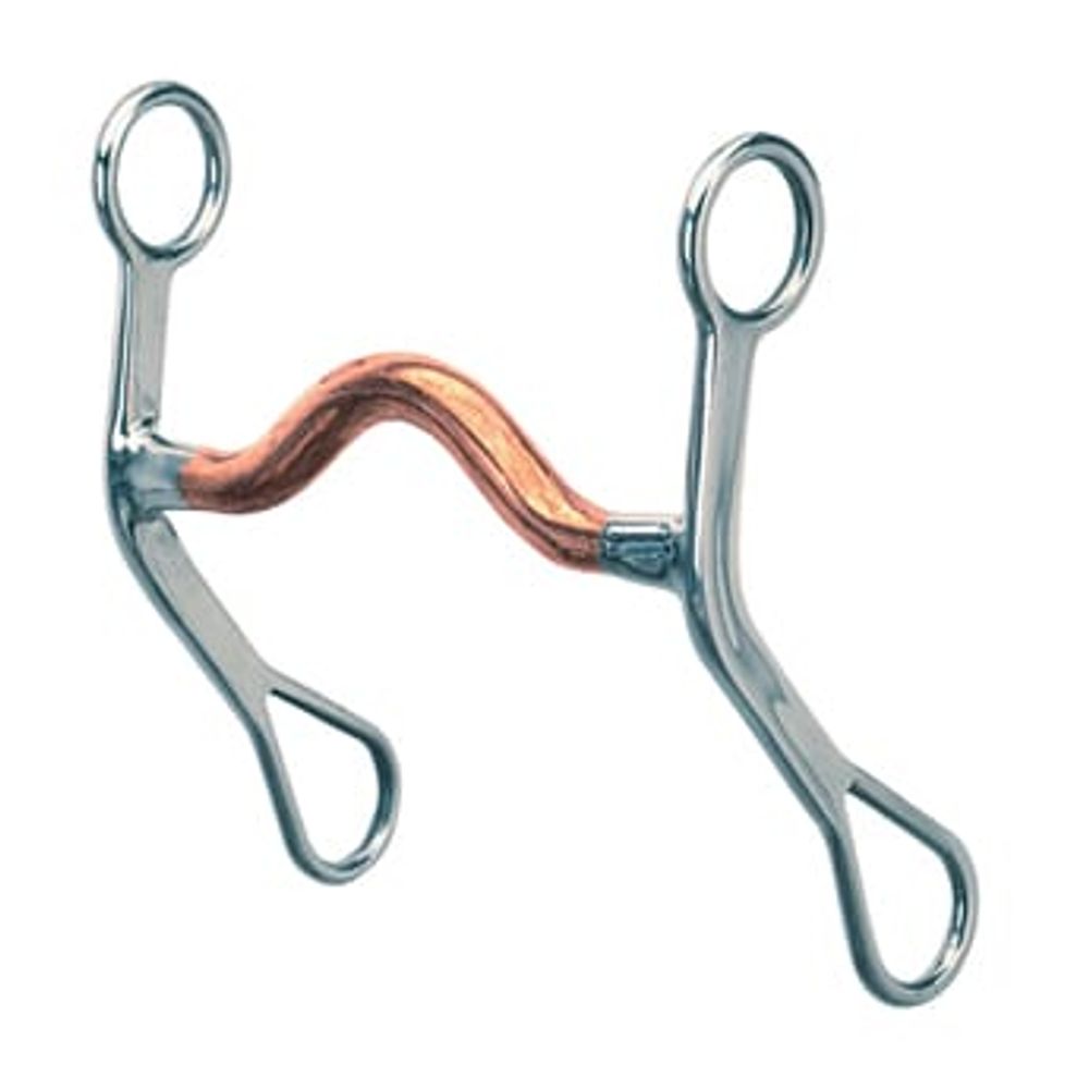 Weaver Leather All Purpose Bit, Medium Port Copper Mouth, 5"
