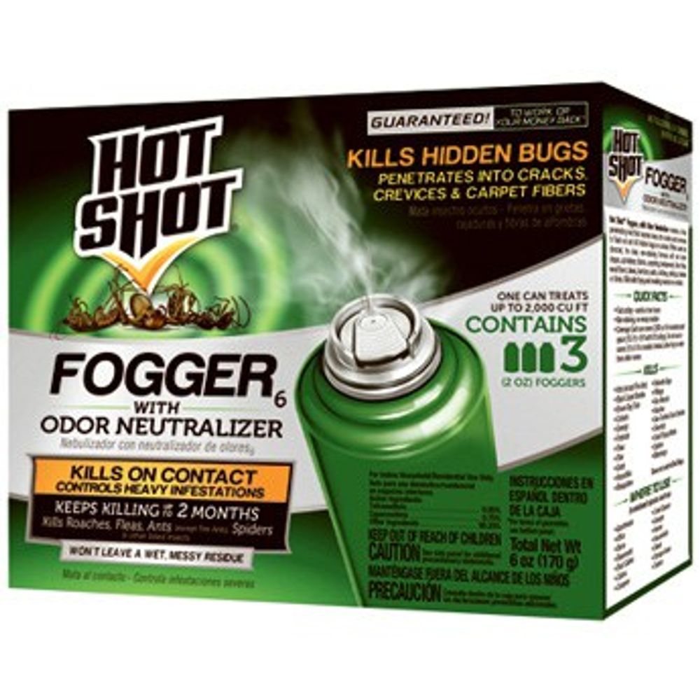 Hot Shot Fogger with Odor Neutralizer, 2 oz., 3 pk.