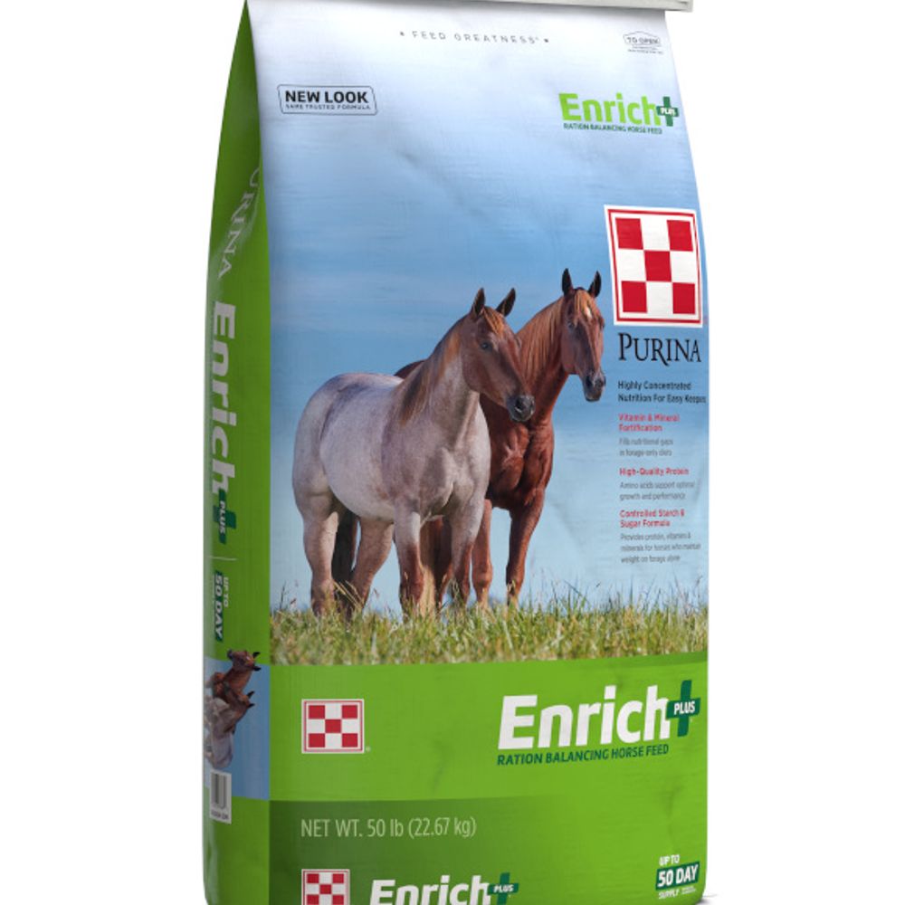 Purina, Nature's Essentials Enrich Plus Ration Balancing Feed, 50 lb