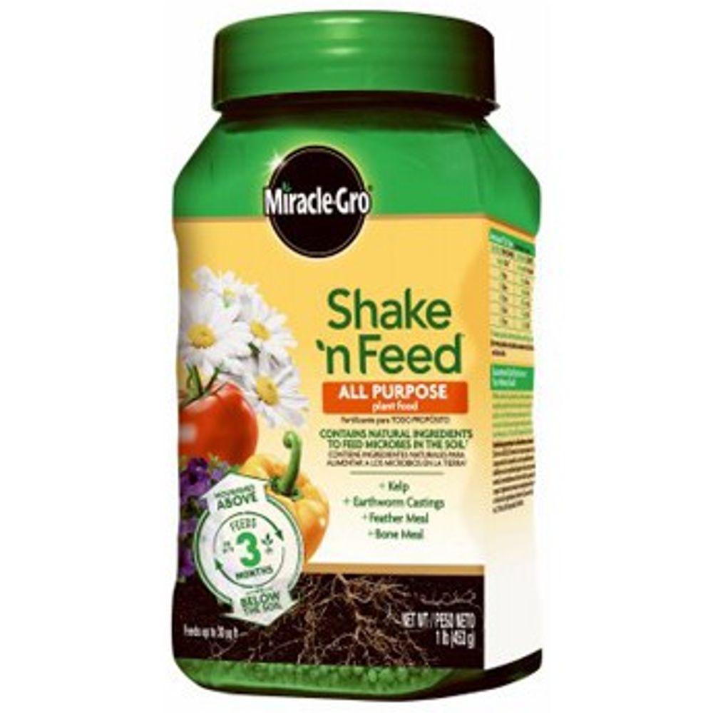 Miracle-Gro Shake 'N Feed All-Purpose Plant Food, 1.5 lb.