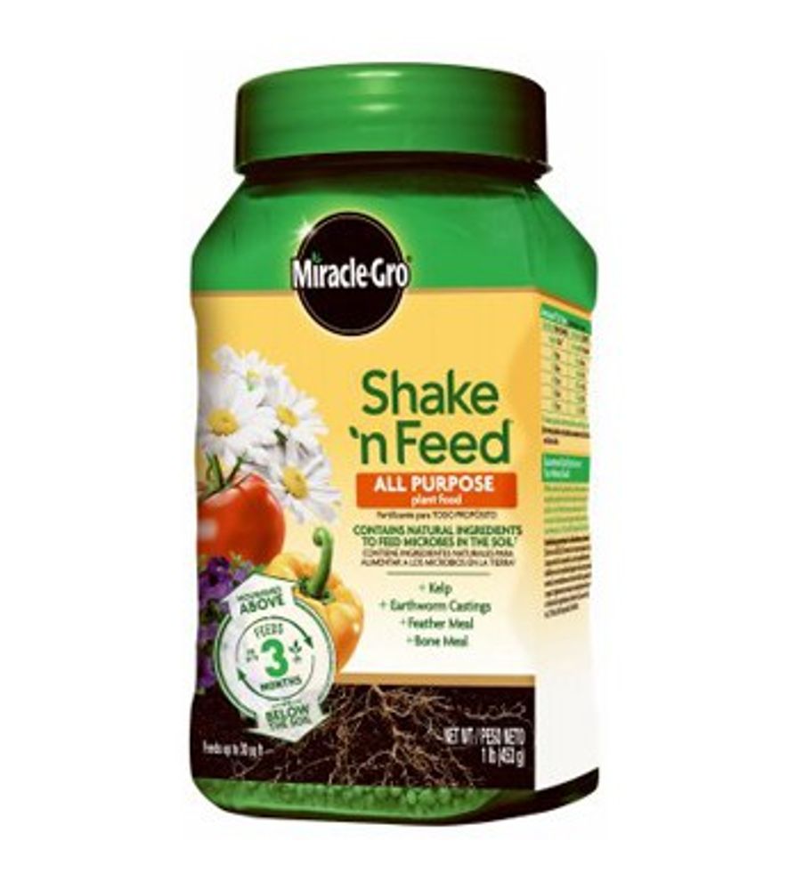 Miracle-Gro Shake 'N Feed All-Purpose Plant Food, 1.5 lb.