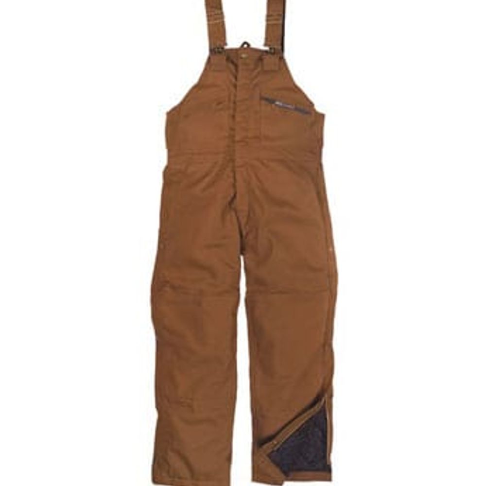 Key, Men's Brown Insulated Duck Bib Overall, 275.29