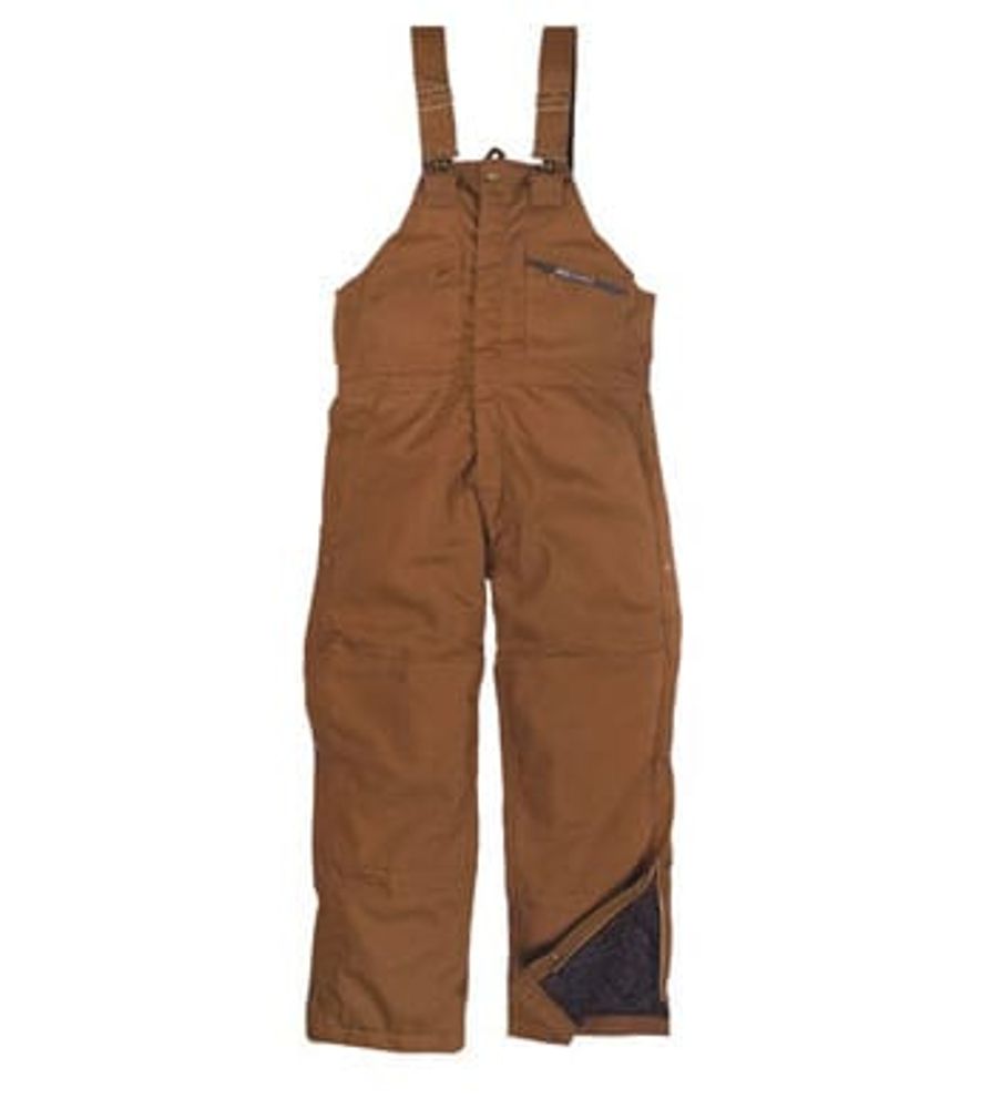 Key, Men's Brown Insulated Duck Bib Overall, 275.29