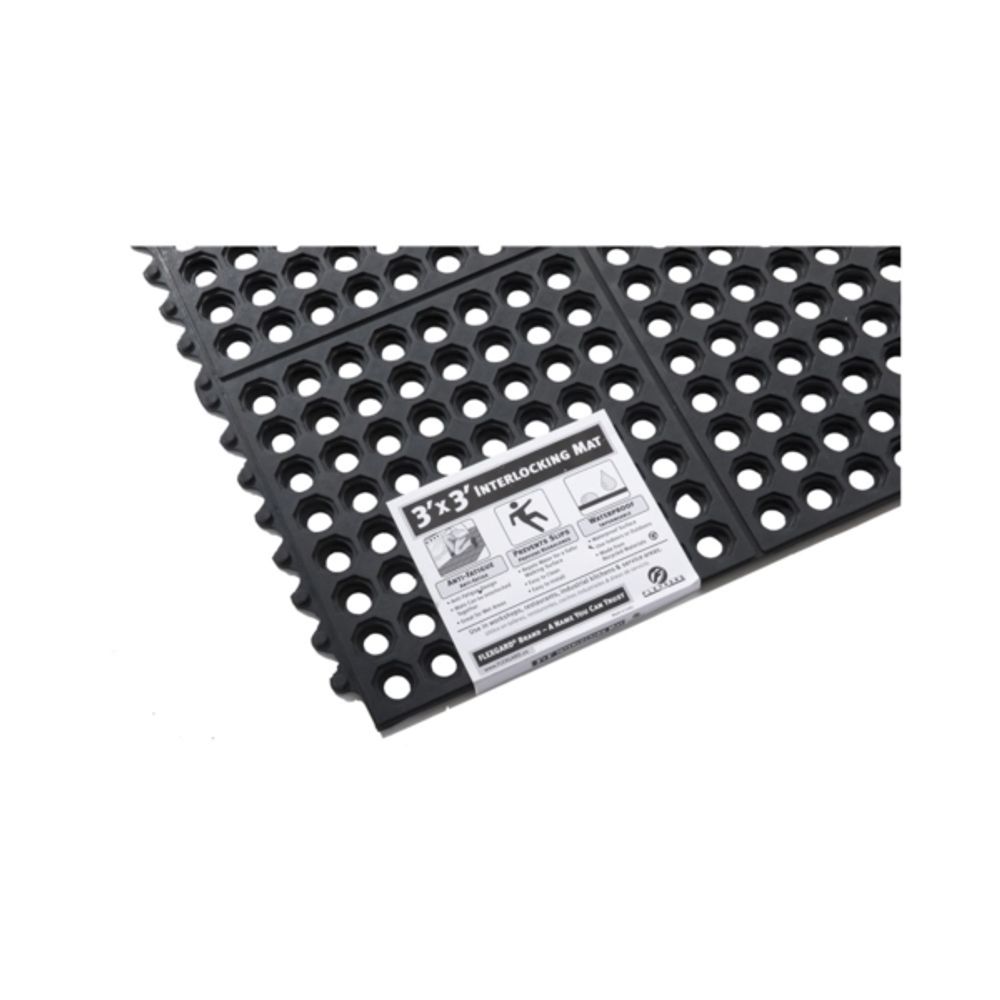 North West Rubber, 3 x 3 ft. Rubber Floor Mat