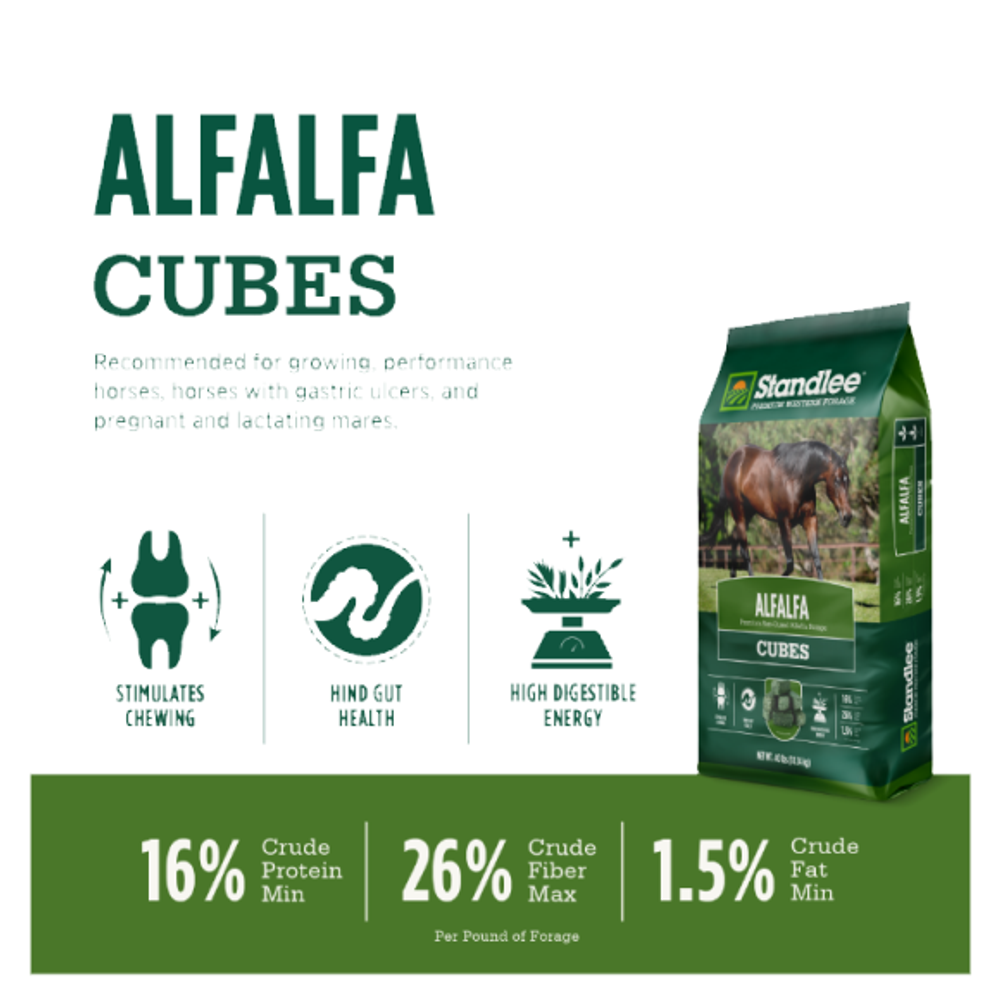 Standlee, Alfalfa Cubes, 40 lb