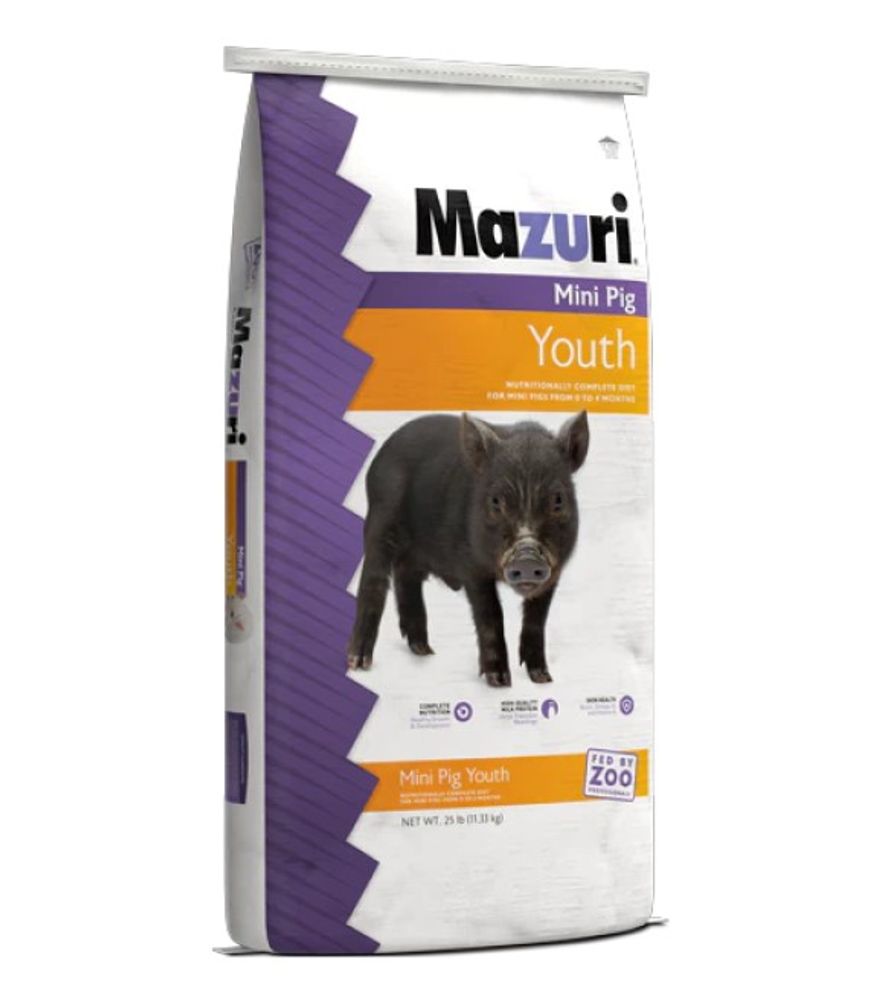 Mazuri, Mini Pig Youth, 25 lb