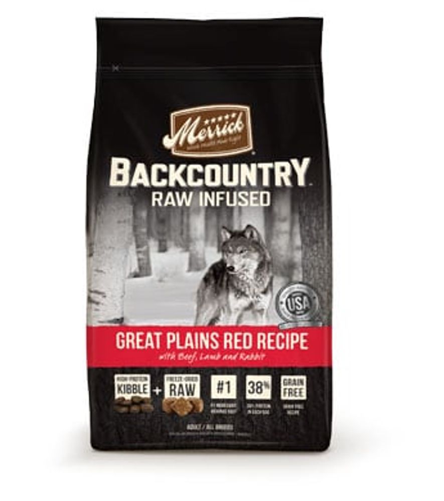 Merrick, Backcountry Great Plains Red Recipe Dog Food
