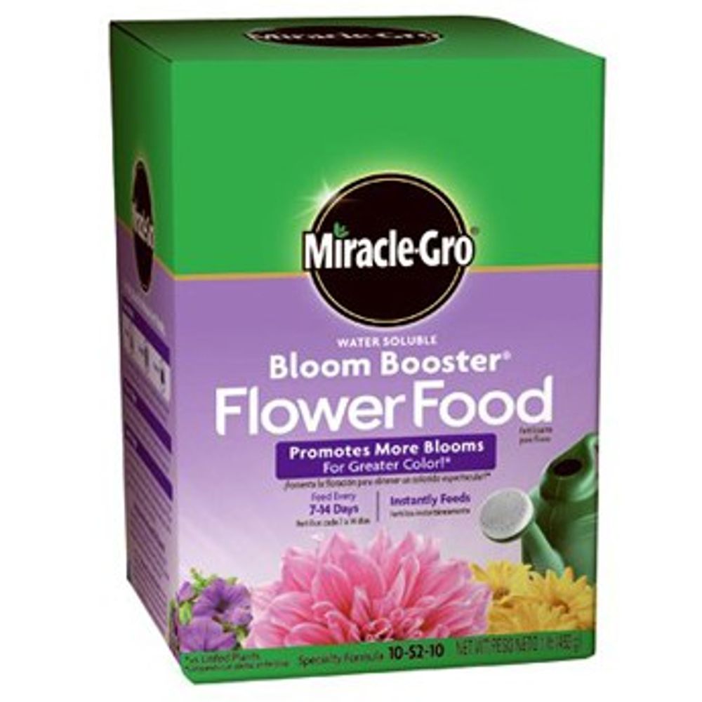 Miracle-Gro Water Soluble Bloom Boosted, 10-52-10, 1 lb.