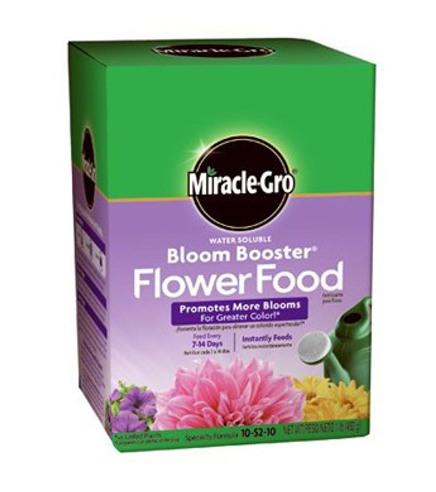 Miracle-Gro Water Soluble Bloom Boosted, 10-52-10, 1 lb.