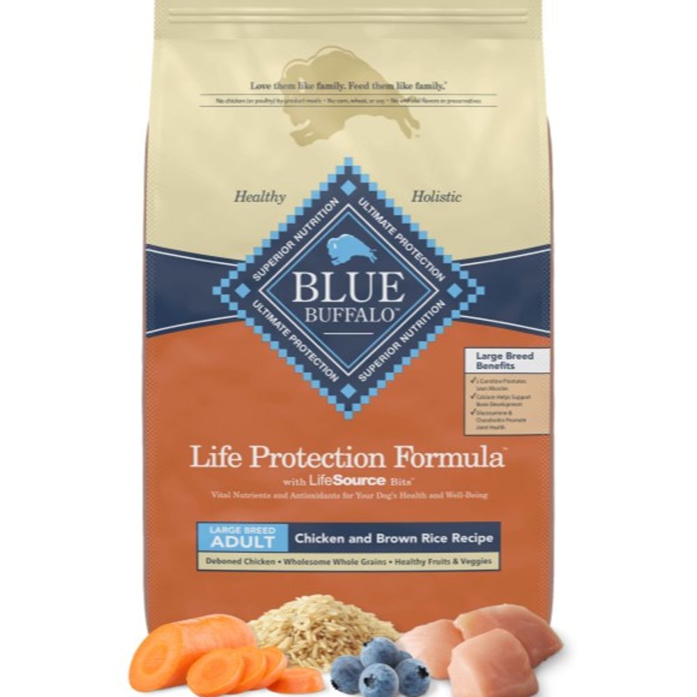 Blue Buffalo, Life Protection Formula Chicken & Brown Rice Large Breed Dog Food, 30 lb