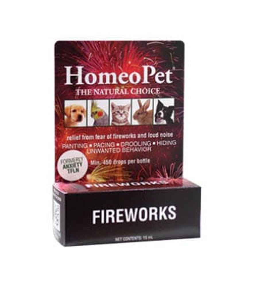 HomeoPet, Anxiety Fireworks, 15 ml.