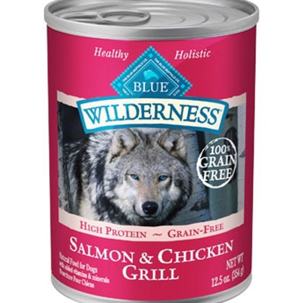 Blue Buffalo, Wilderness Salmon Canned Dog Food, 12.5 oz