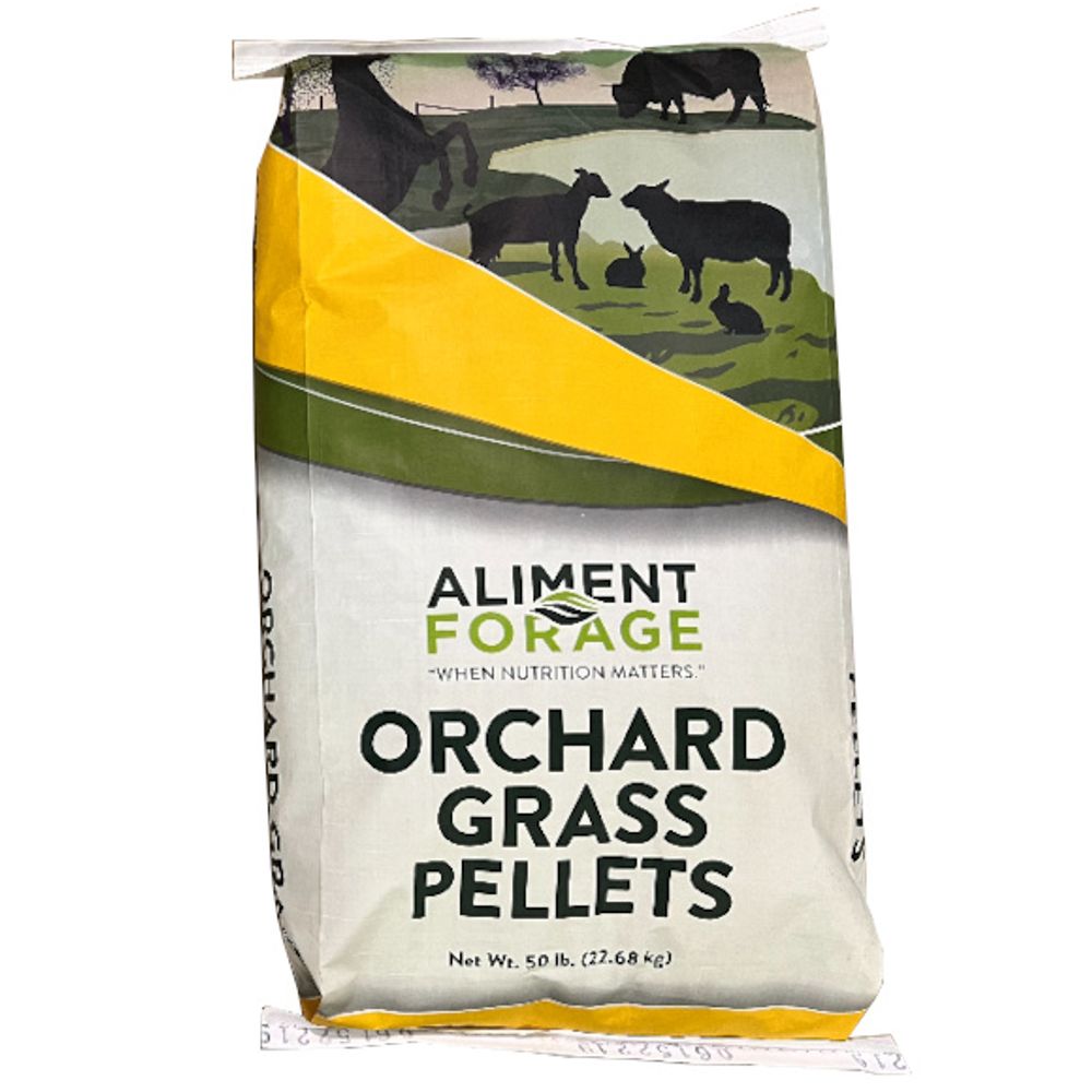 Aliment Forage, Orchard Grass Pellets, 50 lb