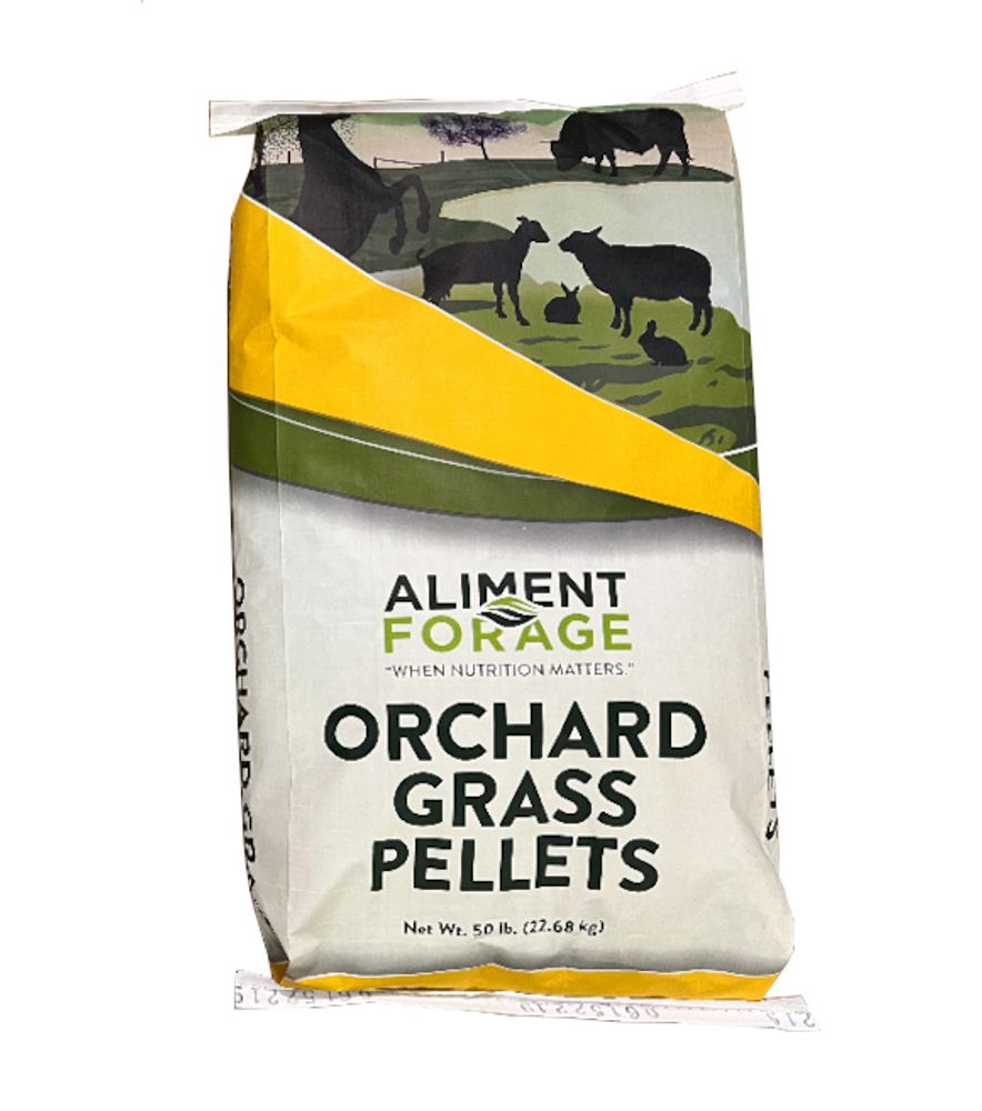 Aliment Forage, Orchard Grass Pellets, 50 lb
