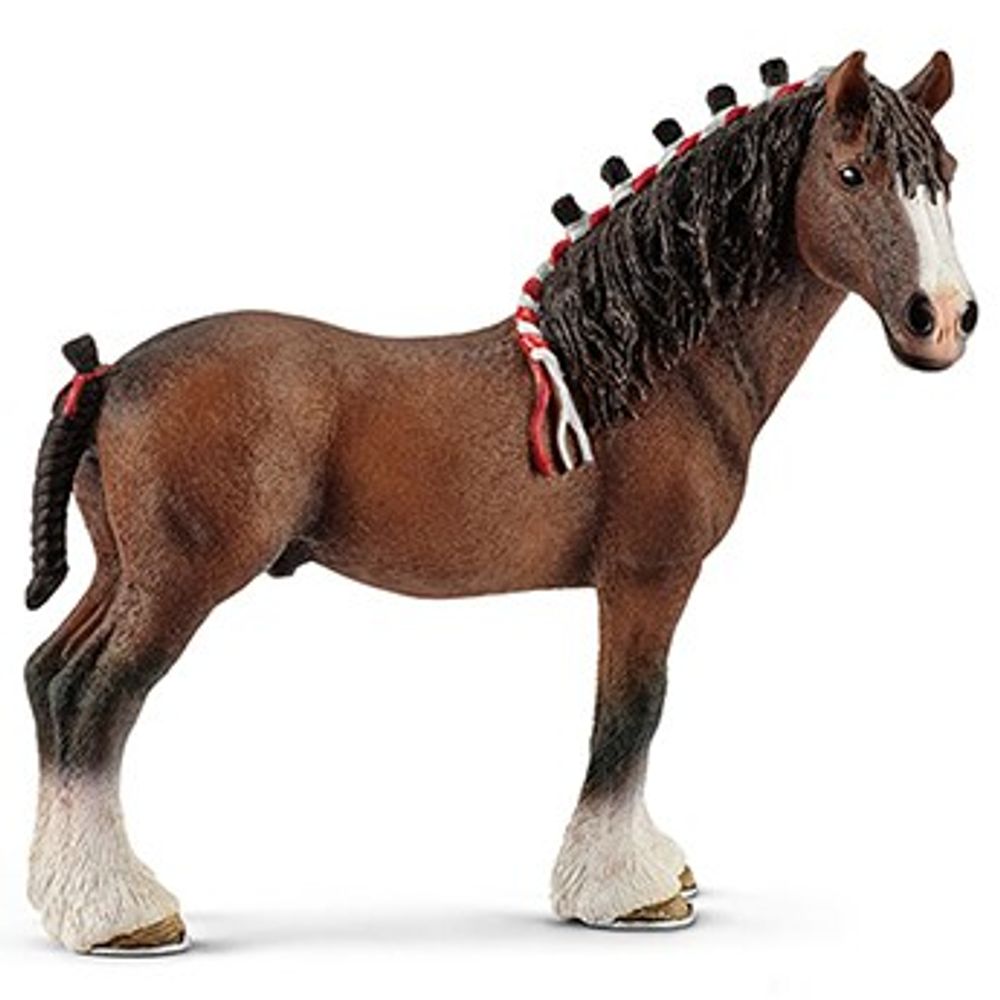 Schleich, Clydesdale Gelding Toy Figure, 13808