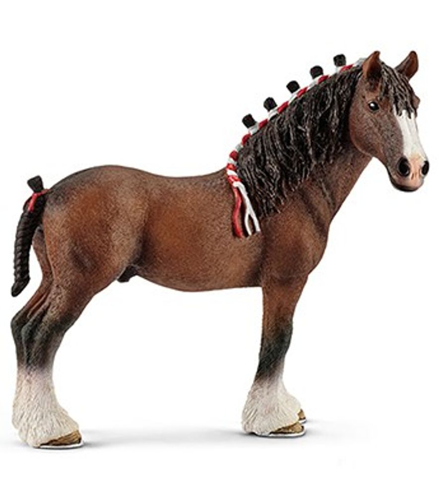 Schleich, Clydesdale Gelding Toy Figure, 13808
