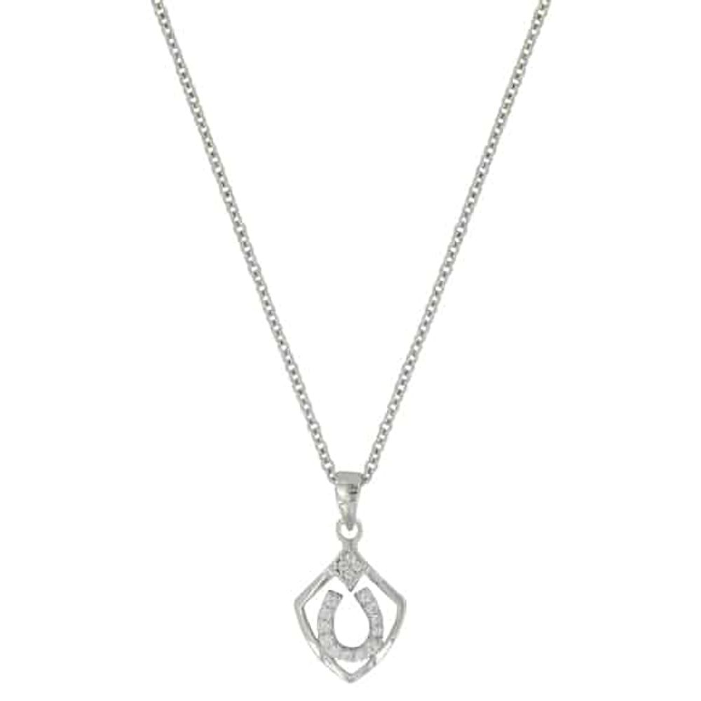 Montana Silversmiths, Shielded in Horseshoes Necklace, NC3614