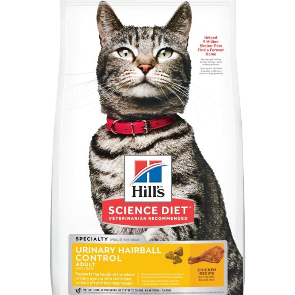 Science Diet, Adult Urinary Hairball Control Chicken Recipe Cat Food