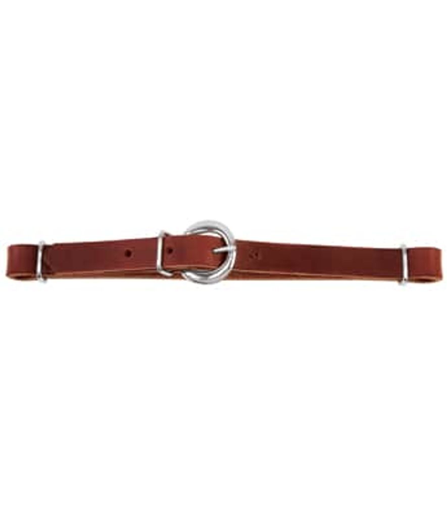 Weaver Leather Straight Latigo Leather Curb Strap, Burgundy