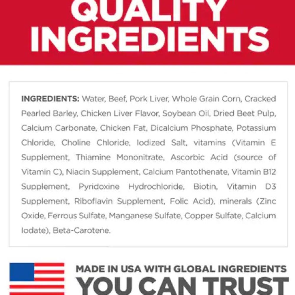 Science Diet, Adult Beef & Barley Canned Dog Food, 13 oz